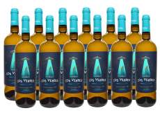 Caso dos vinhos brancos Los Verdes Verdejo Ecológico 2023 - 12 Botellas 75 CL.