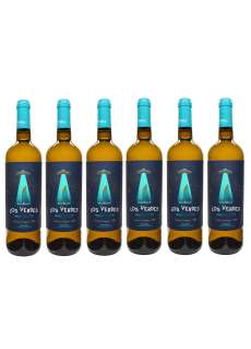 Caso dos vinhos brancos Los Verdes Verdejo Ecológico 2023 - 6 Botellas 75 CL.